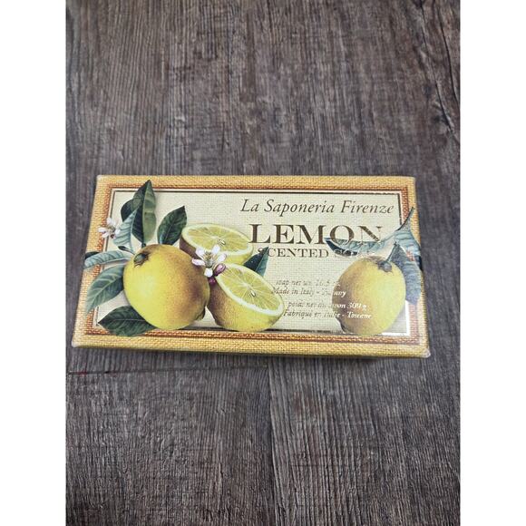 La Saponeria Firenze Other - La Saponeria Firenze Lemon Scented Bar Soap 10.5 oz Made in Italy New NIP